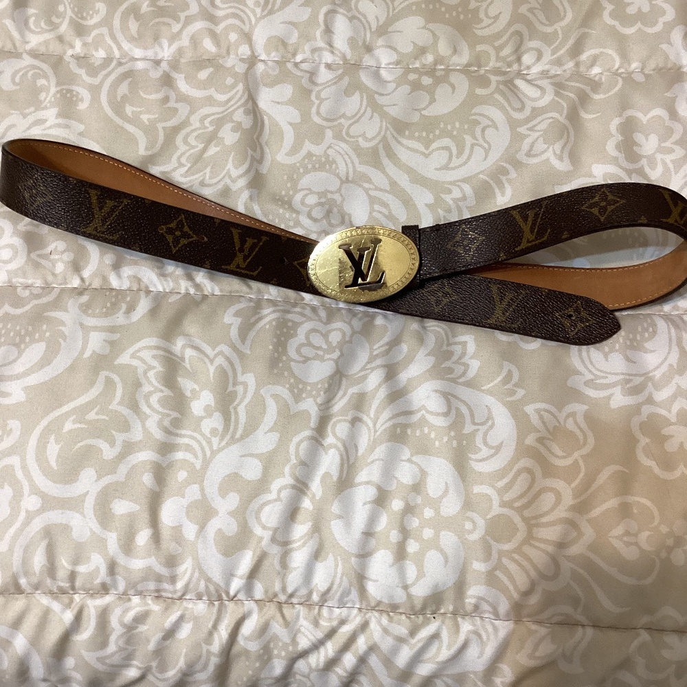 Louis Vuitton Signature Canvas Belt
